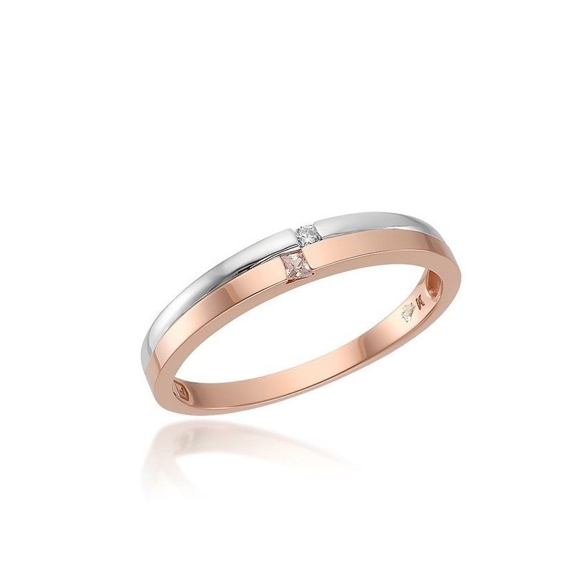 [롯데백화점] 로이드 [GB] 러브 투톤 여성 커플링 14K GOLD 반지 LRW20C07G