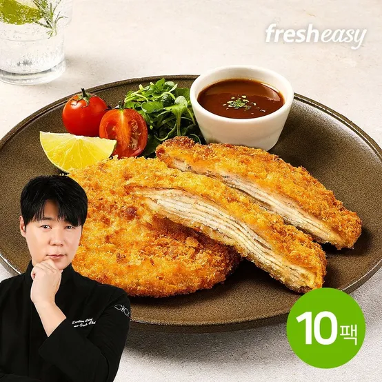 프레시지 최현석 셰프의 바삭 촉촉한 7겹 돈까스 120g 10팩