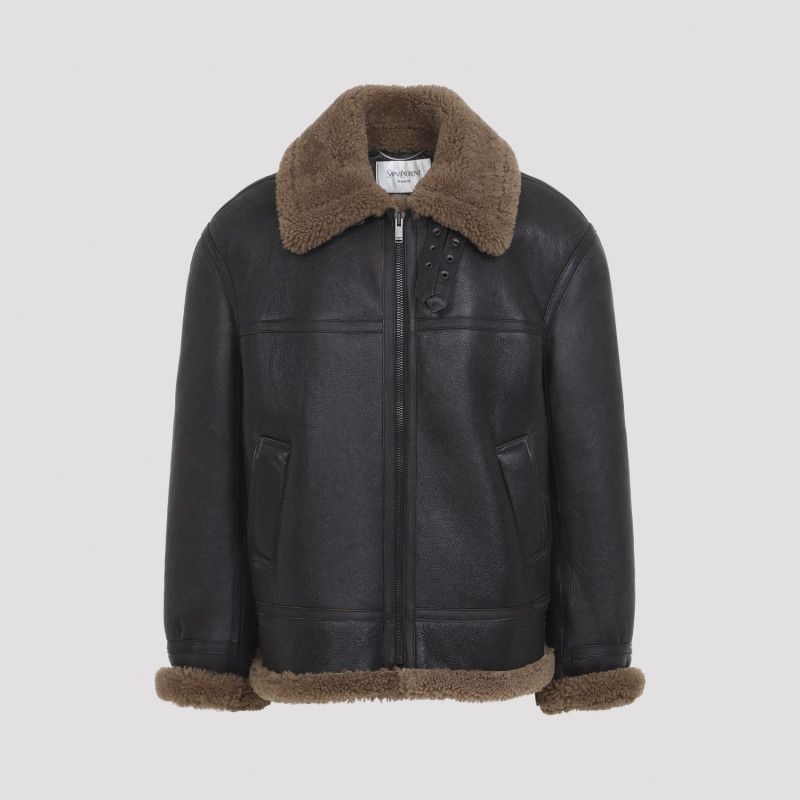 생로랑 26FW 생로랑 Shearling biker 자켓 A000H8YCOW21161