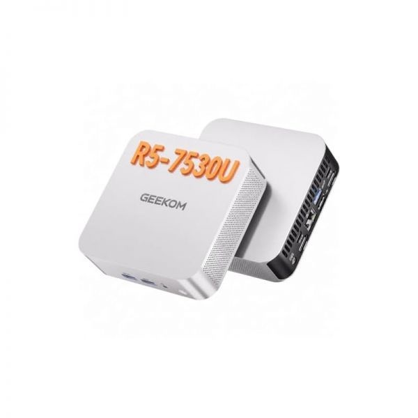 [해외] GEEKOM A5 Pro 프리미엄 미니 PC AMD Ryzen5 7430U 16GB RAM 최대 96GB 512GB SSD 저소음 절전 Windows 11 8K 그래픽 디자인 HDMI 2개 USB