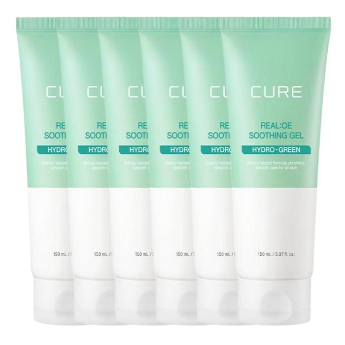 김정문알로에 큐어 리알로에 수딩젤 150ml 6개