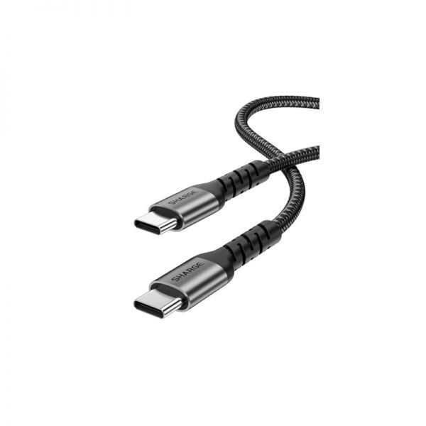 [해외] 샤르지 240W USB C 고속 충전 케이블 4.9피트 브레이디드 PD3.1 노트북 스마트폰 태블릿 스팀 데크 스위치 등 초강력