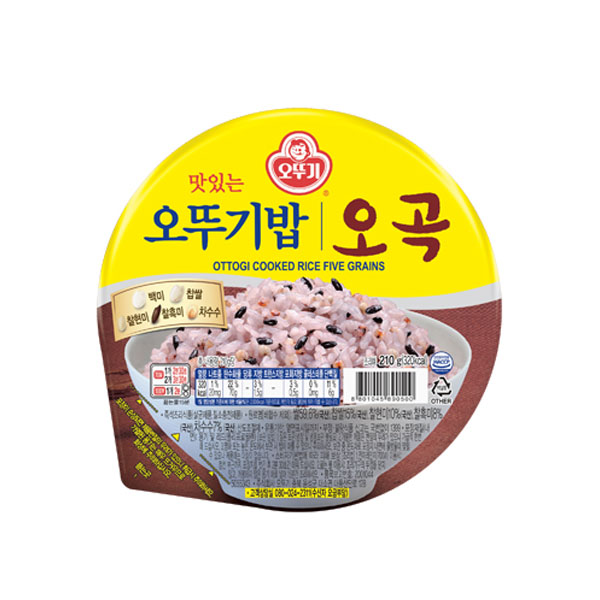 (무)오뚜기밥 오곡(210gX3입) 6개(18EA)