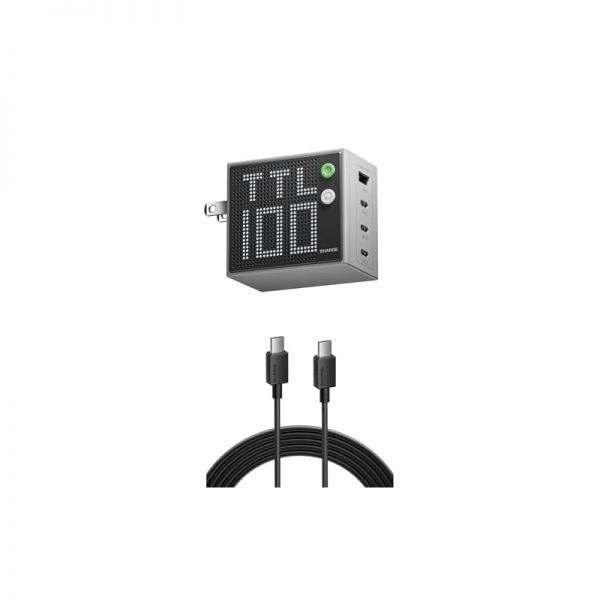 [해외] Pixel 100 노트북용 GaN 충전기 240W USB C 케이블 284163