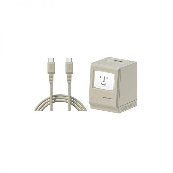 [해외] 레트로 스타일 35W 충전기와 USB C 케이블 세트 254396