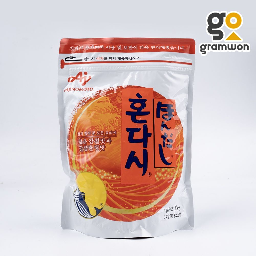 [오늘출발] 그램원 아지노모도 혼다시 1kg 농심 가다랑어 가쓰오 조미료 육수