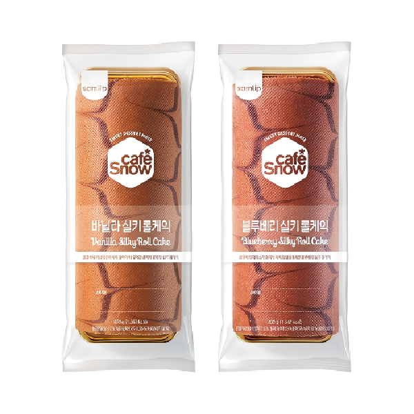삼립 1A등급 원유로 만든 냉동 롤케익 2종 2봉 (바닐라롤/블루베리...