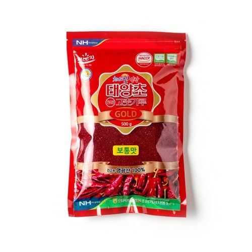 26년산 태양초 햇 고춧가루 골드 보통맛 500g