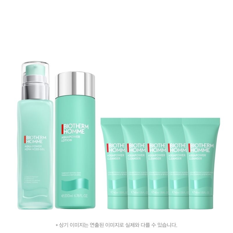 [LT] 아쿠아파워 2step 세트 (토너+로션) (+클렌저 200ML)