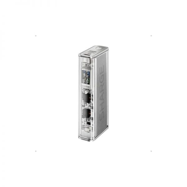 [해외] SHARGEEK 140 파워 뱅크 20000mAh 140W 휴대용 충전기 투명 배터리 팩 스마트 디스플레이 PD3.0 맥북 프로 아이폰호환 17 16