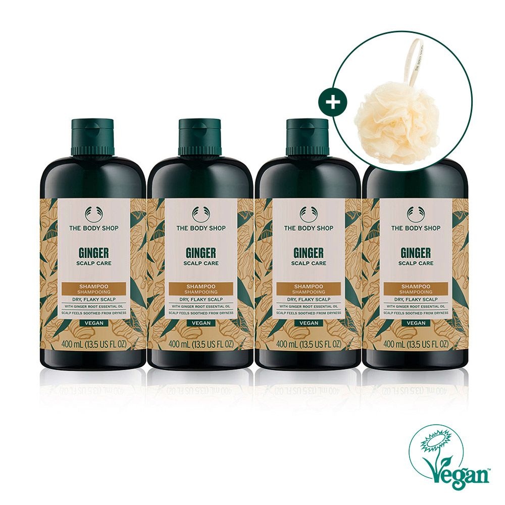 [롯데단독][정상가108,000원]진저 스캘프 케어 샴푸 400ML 4개 세트 (888117)