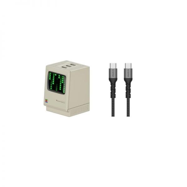 [해외] 레트로 67W 충전기 4.9피트 브레이디드 USB C 케이블 번들 217771