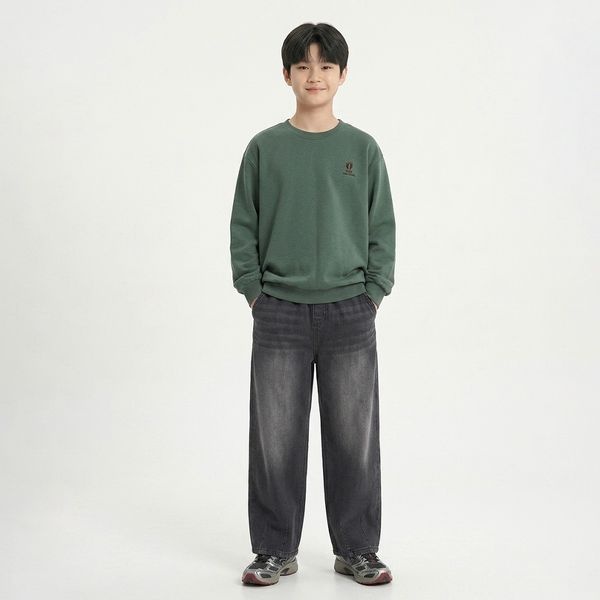 행텐 틴즈 행텐틴즈 스판 풀밴딩 벌룬 데님팬츠_044(14580-055-603-10)