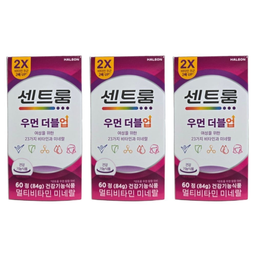 센트룸 우먼 더블업 멀티비타민 60정 3개