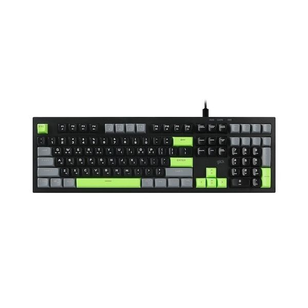 [오늘출발] 지클릭커 OFFICEPRO OPK50 사일런스 M RGB 무소음 방수 108 Poker Green