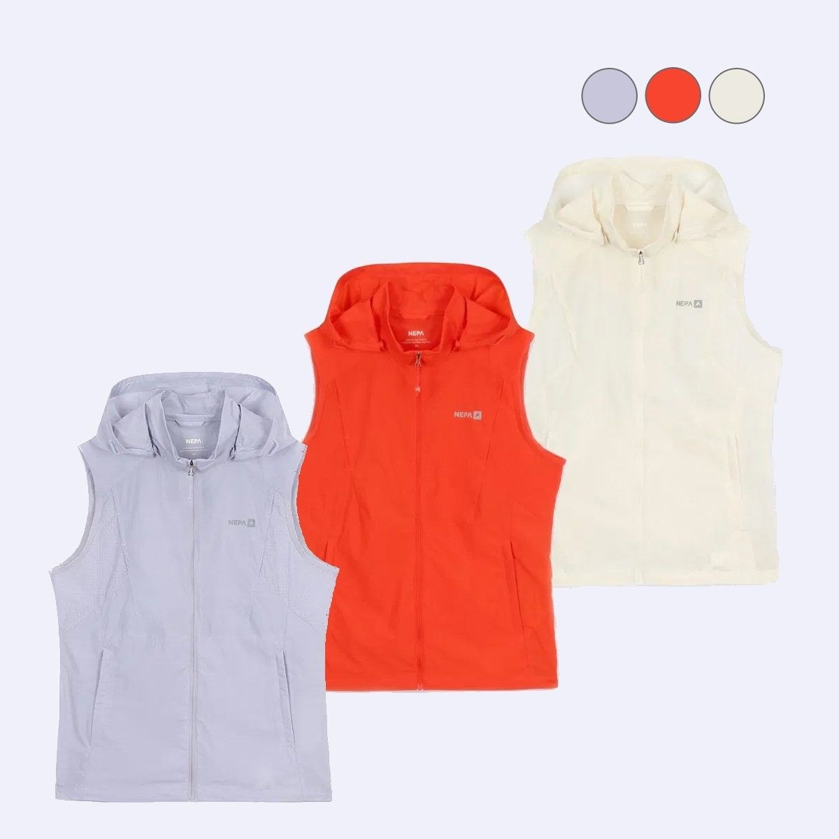 네파 네파 NEPA 정상가:129,0000원 여성 스테이 스트레치 우븐 베스트 7L41402 76U291 27Y091