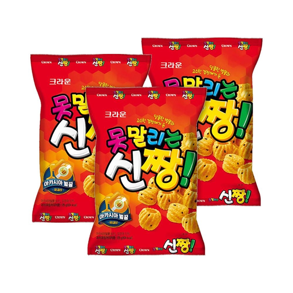 크라운 못말리는신짱 120g X 3개