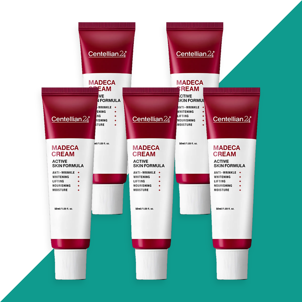 센텔리안24 동국제약 마데카 크림 액티브 스킨 포뮬러 주름개선 보습 50ml 5개