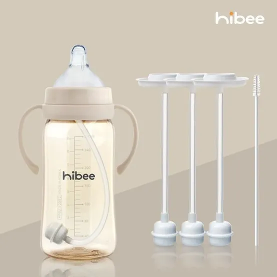 [보리보리]하이비 더블하트 젖병 호환용 추달린 스트로우 3P