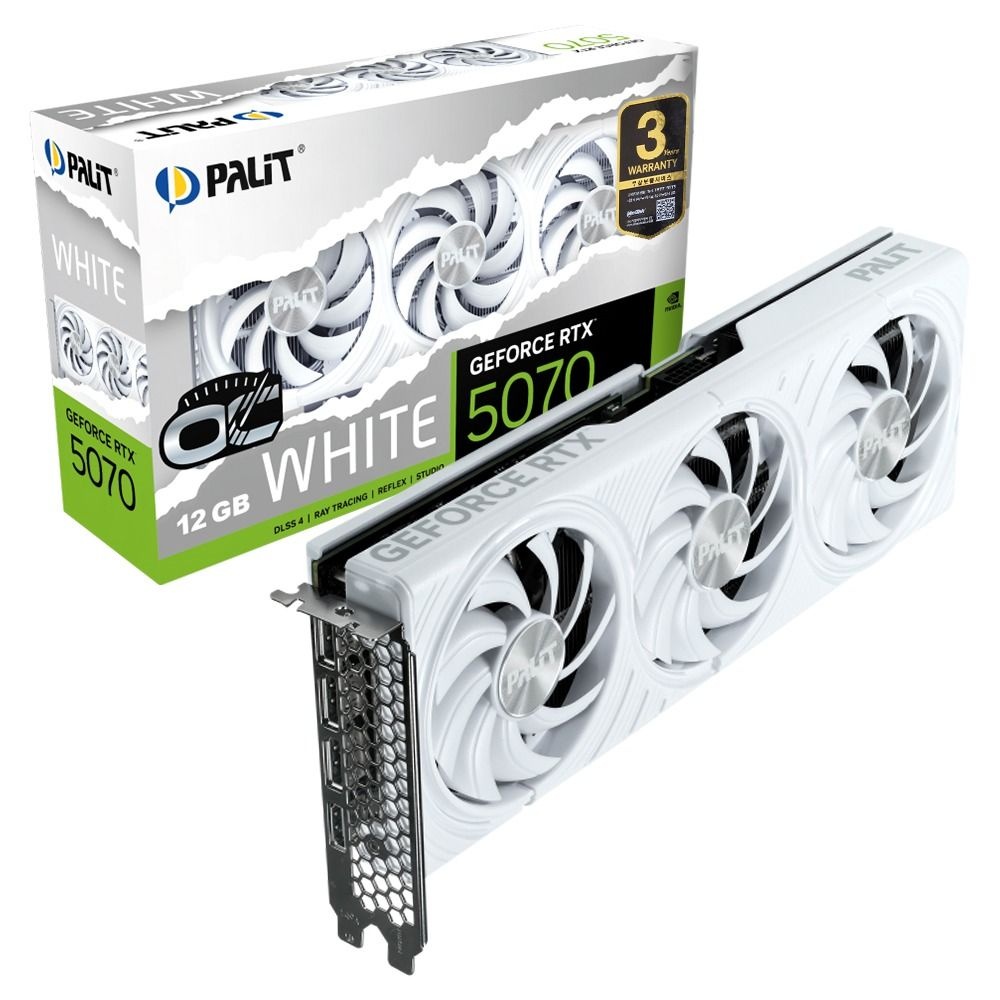 [오늘출발] 이엠텍 HIT PALIT 지포스 RTX 5070 WHITE OC D7 12GB 이엠텍 /그래픽카드/정품/안심포장