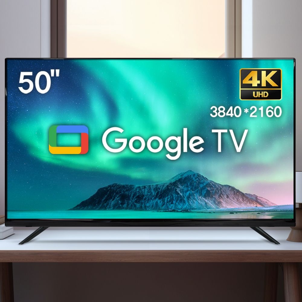 위드라이프 구글 50인치 4K UHD 스마트TV 최신형 대기업패널 안드로이드 티비 에너지1등급 (택배배송 자가설치)