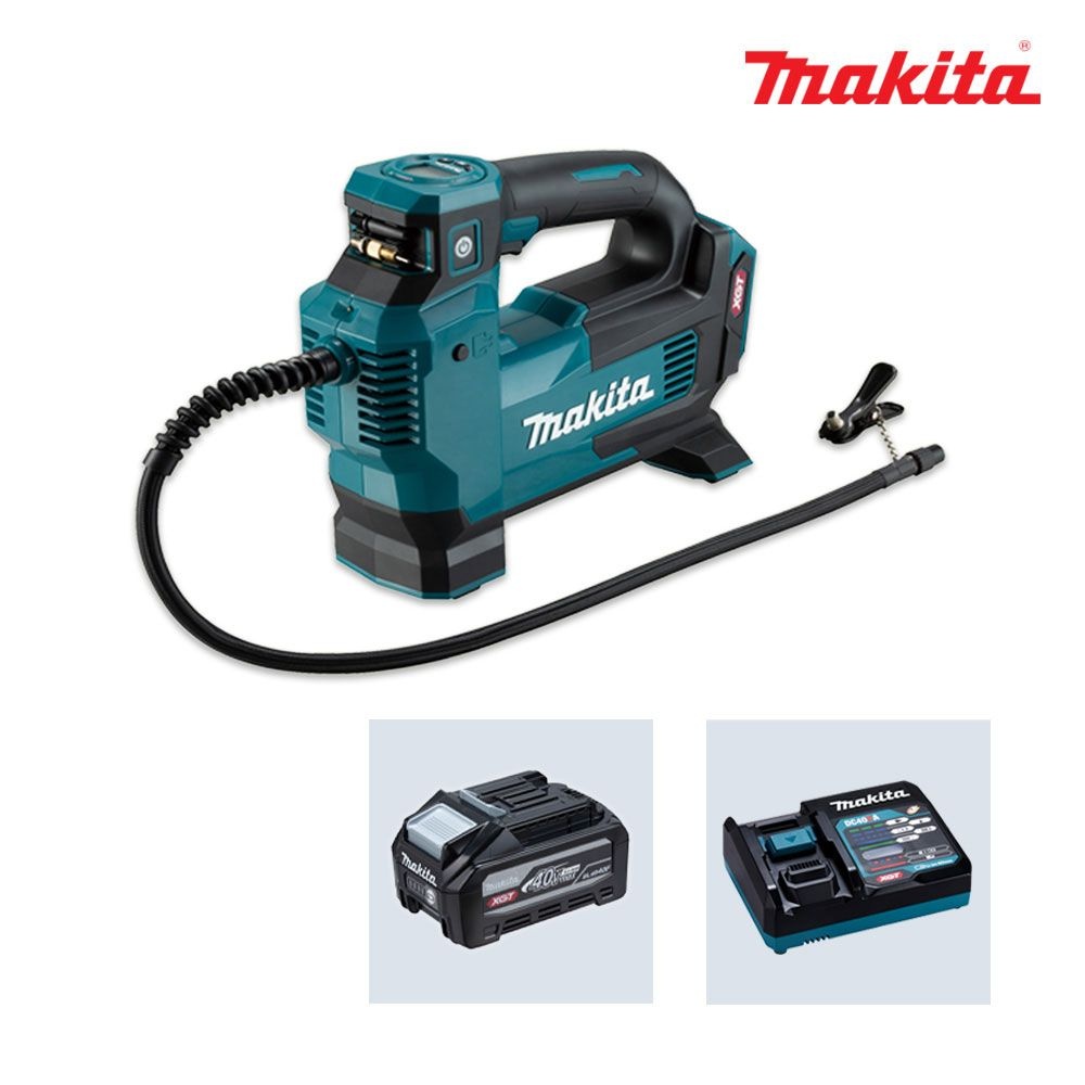 마끼다 40V 충전 공기주입기 MP001GM101F 4.0Ah(고출력) 배터리1팩 전동펌프 161PSI 타이어/공 공기주입