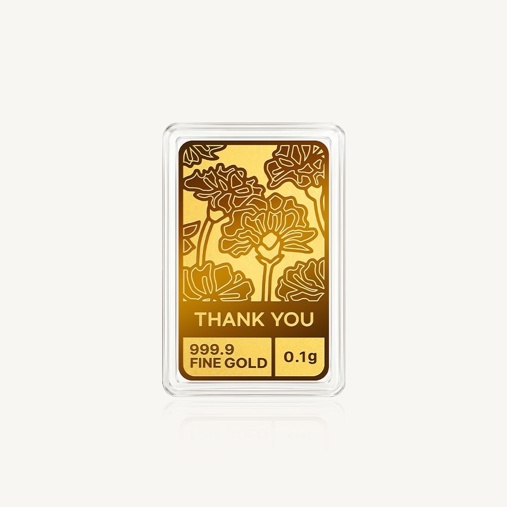 수앤진골드 카네이션 골드바 24K 순금 0.1g