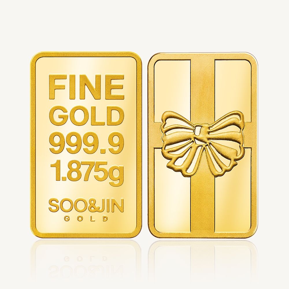 수앤진골드 선물상자 골드바 24K 순금 1.875g