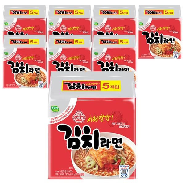 오뚜기 김치라면 120g 40개