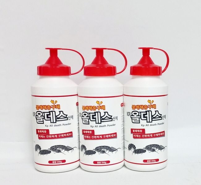 뉴케이팜 kp올데스산제 350g/3개 바퀴벌레 지네 노래기 개미 가루살충제
