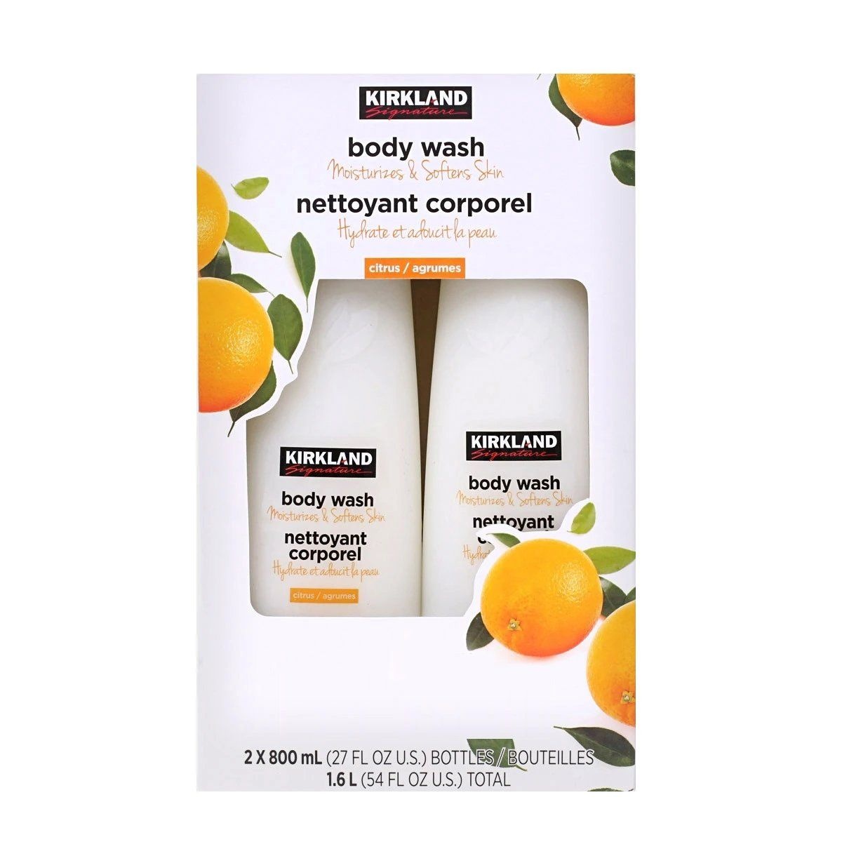 온누리 코스트코 커클랜드 시그니춰 바디워시 800ml x 2 (시트러스)