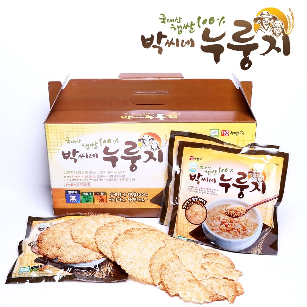 (현대홈쇼핑) 박씨네누룽지 150g x 5봉 [선물세트]