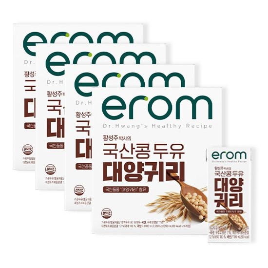 이롬 (현대홈쇼핑) 이롬황성주 대양귀리두유 190ml x 64팩