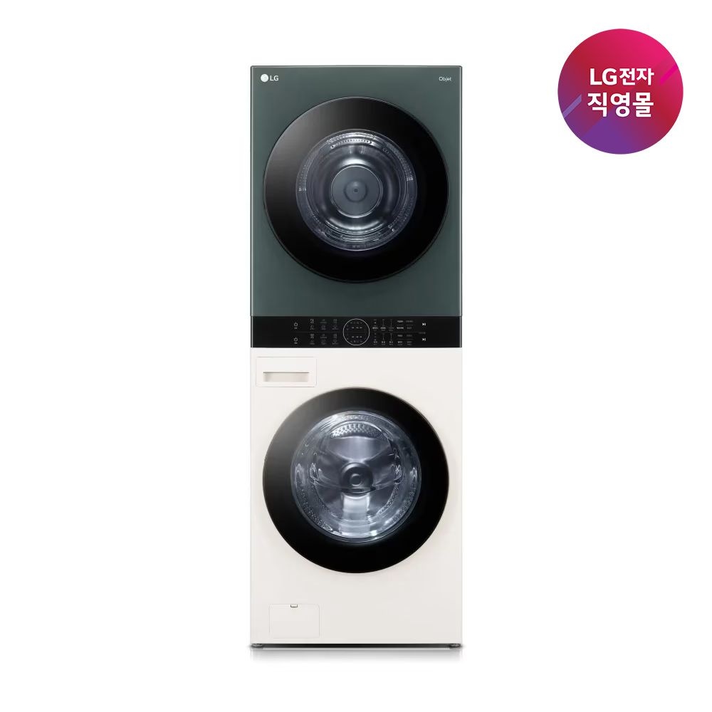 [롯데백화점] LG전자 [LG전자 직영][26년형 1등급] LG 트롬 오브제컬렉션 워시타워 W2320EGANR
