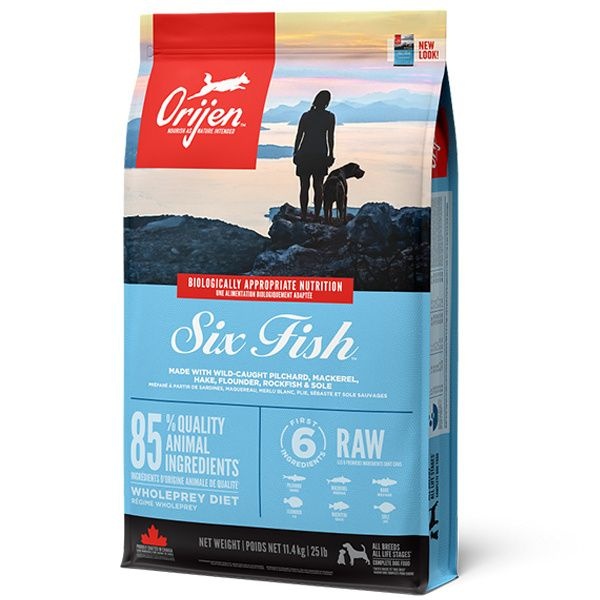 (현대홈쇼핑) 오리젠  DOG 6피쉬 11.4kg 강아지 눈물사료_T