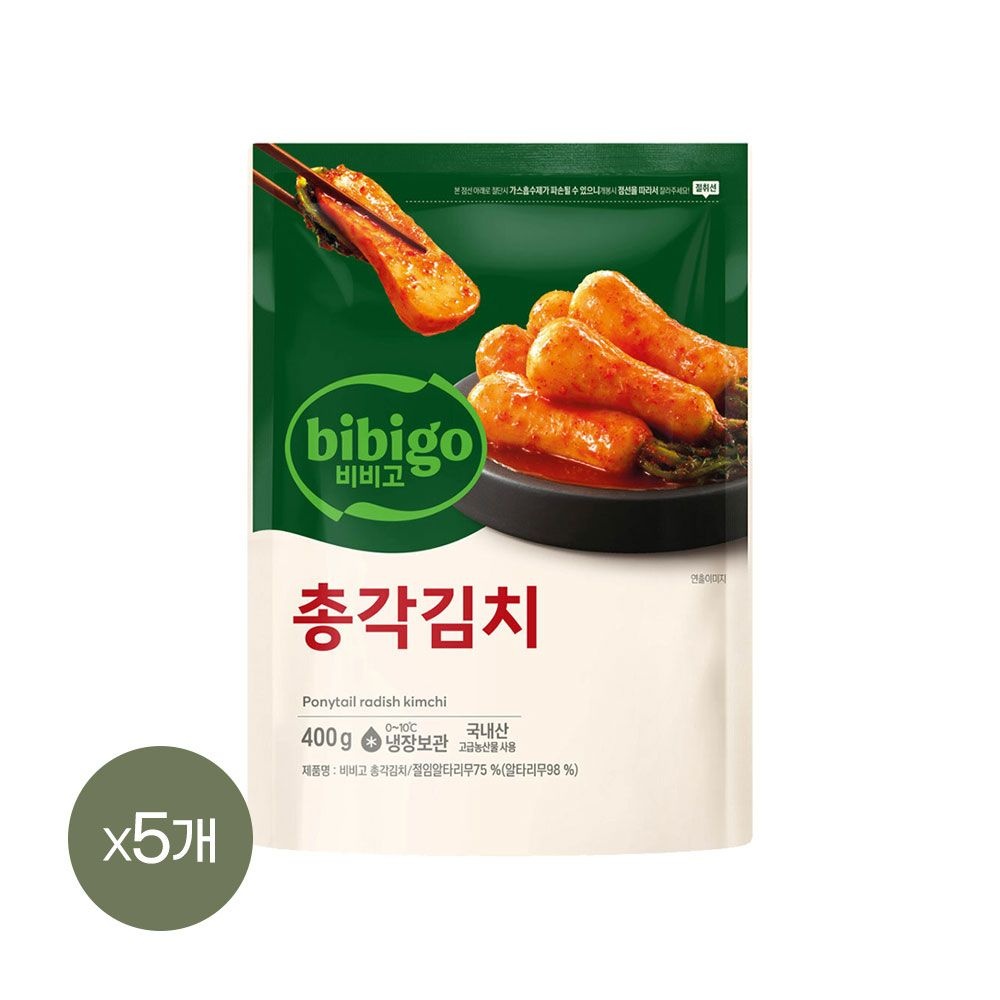 (현대Hmall) 비비고 총각김치 400g x5개