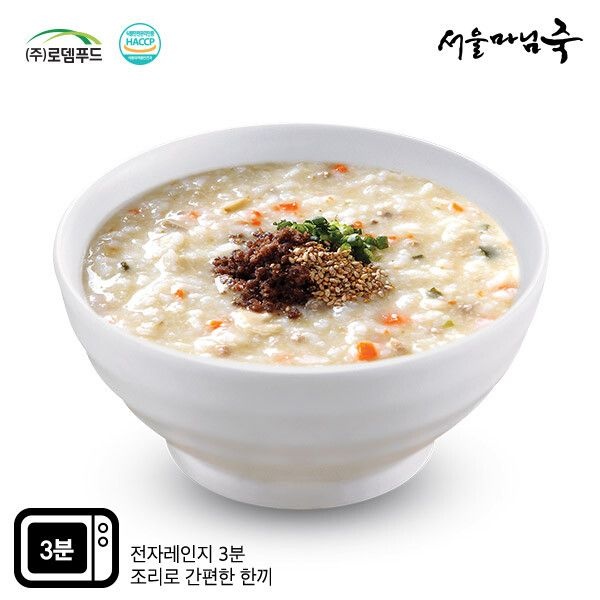 서울마님죽 (현대Hmall) [DO403][서울마님죽]엄마의맛 든든한 아침식사 한우쇠고기죽500gx3봉