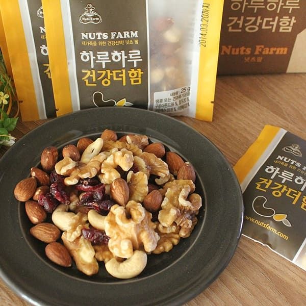 넛츠팜 (현대Hmall) [넛츠팜] 하루하루 건강더함 25g 60봉 / 하루견과 / 한줌견과류 (무료배송)