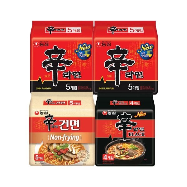 농심 (현대Hmall) 농심 신라면 10개 + 신라면 건면 5개 + 신라면 블랙 4개