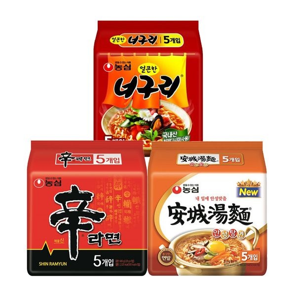 농심 (현대Hmall) 농심 신라면10봉지+안성탕면10봉지+얼큰한너구리10봉지