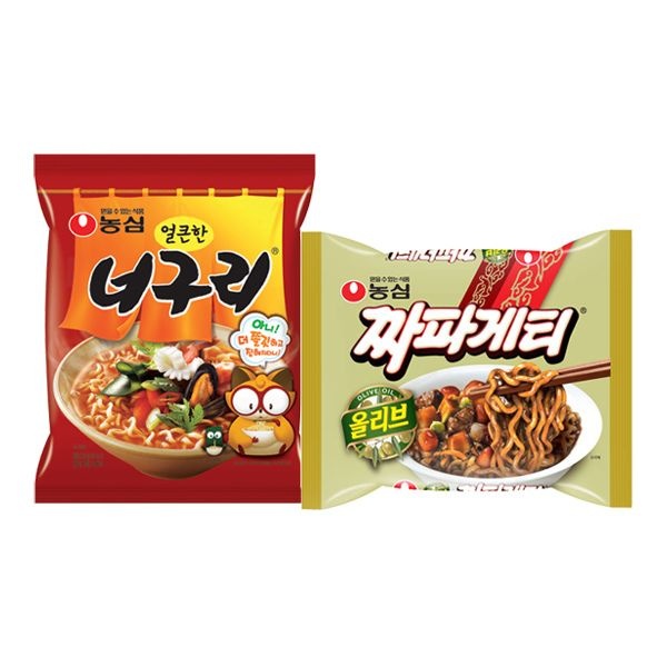 (현대Hmall) [농심] 짜파구리 30봉 패키지(짜파게티 15봉+너구리 15봉)