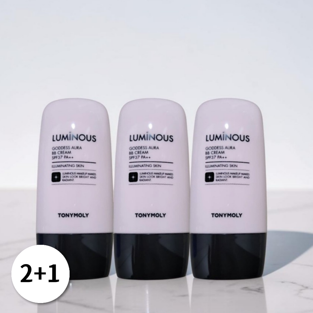 토니모리 루미너스 여신광채 비비크림 1호 45g 3개