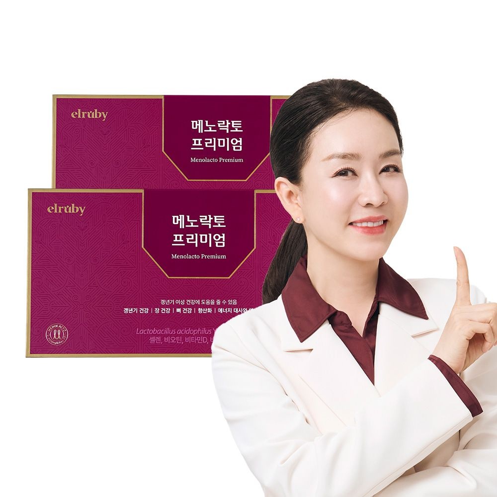 [오늘출발] 휴온스N 휴온스 갱년기유산균YT1 엘루비 메노락토 프리미엄 6개월분, 90캡슐 2박스