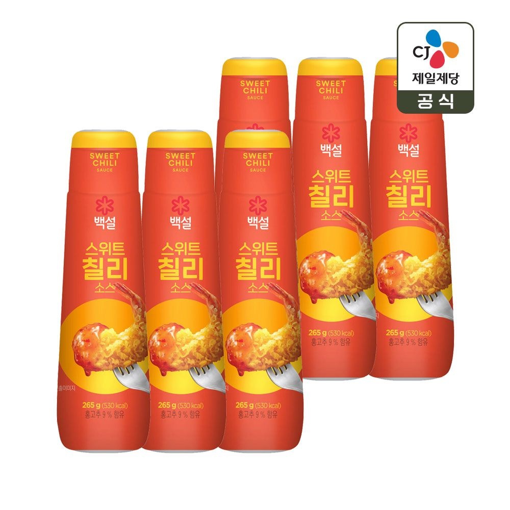 (현대Hmall) 백설 스위트칠리 소스 265g x6개