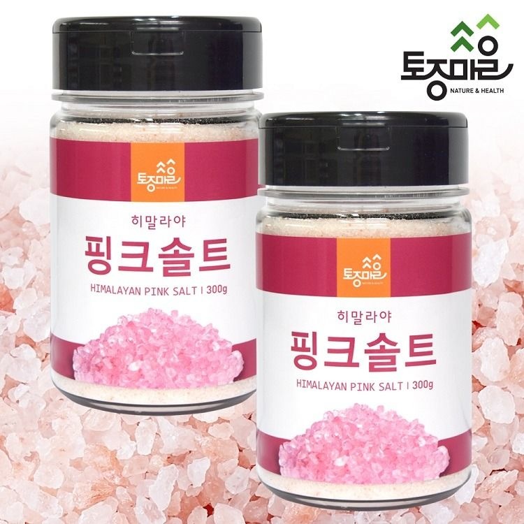 토종마을 (현대Hmall) [토종마을]히말라야 핑크솔트 소금 300g X 2통 (요리앤가루)