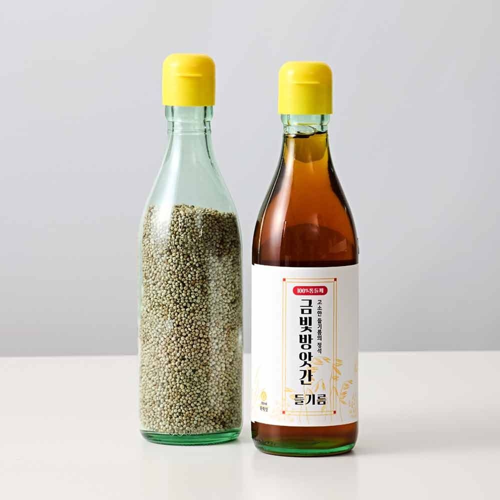 (현대Hmall) 금빛 방앗간 들김름 350ml x 2병