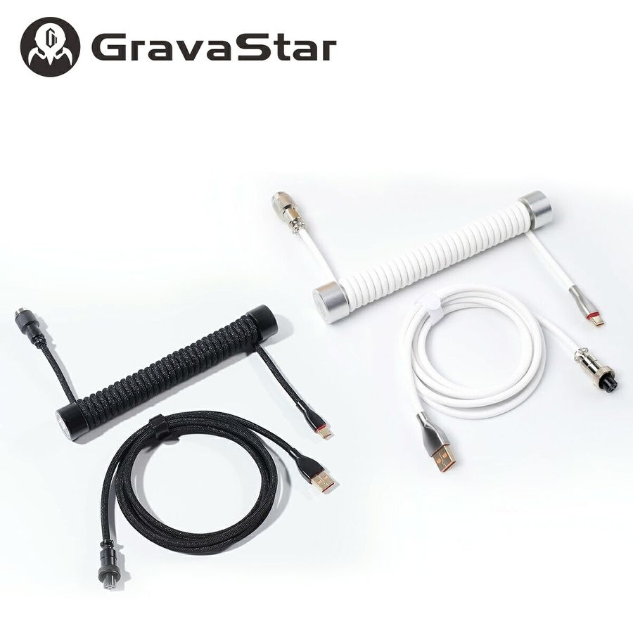 [해외] GravaStar 그라바스타 코일드 에비에이터 USB 케이블
