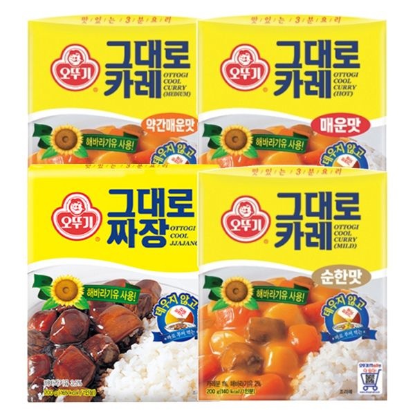 오뚜기 (현대Hmall) 오뚜기 그대로 카레 200g x 24개/짜장
