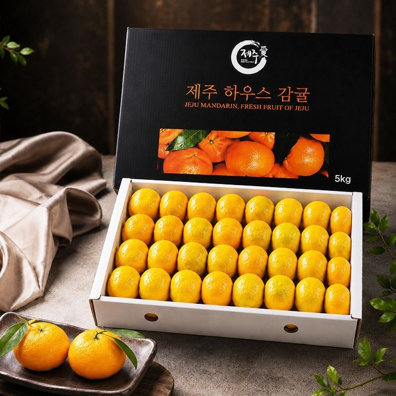 서귀포 하례마을 하우스감귤 선물세트 5kg 로얄과