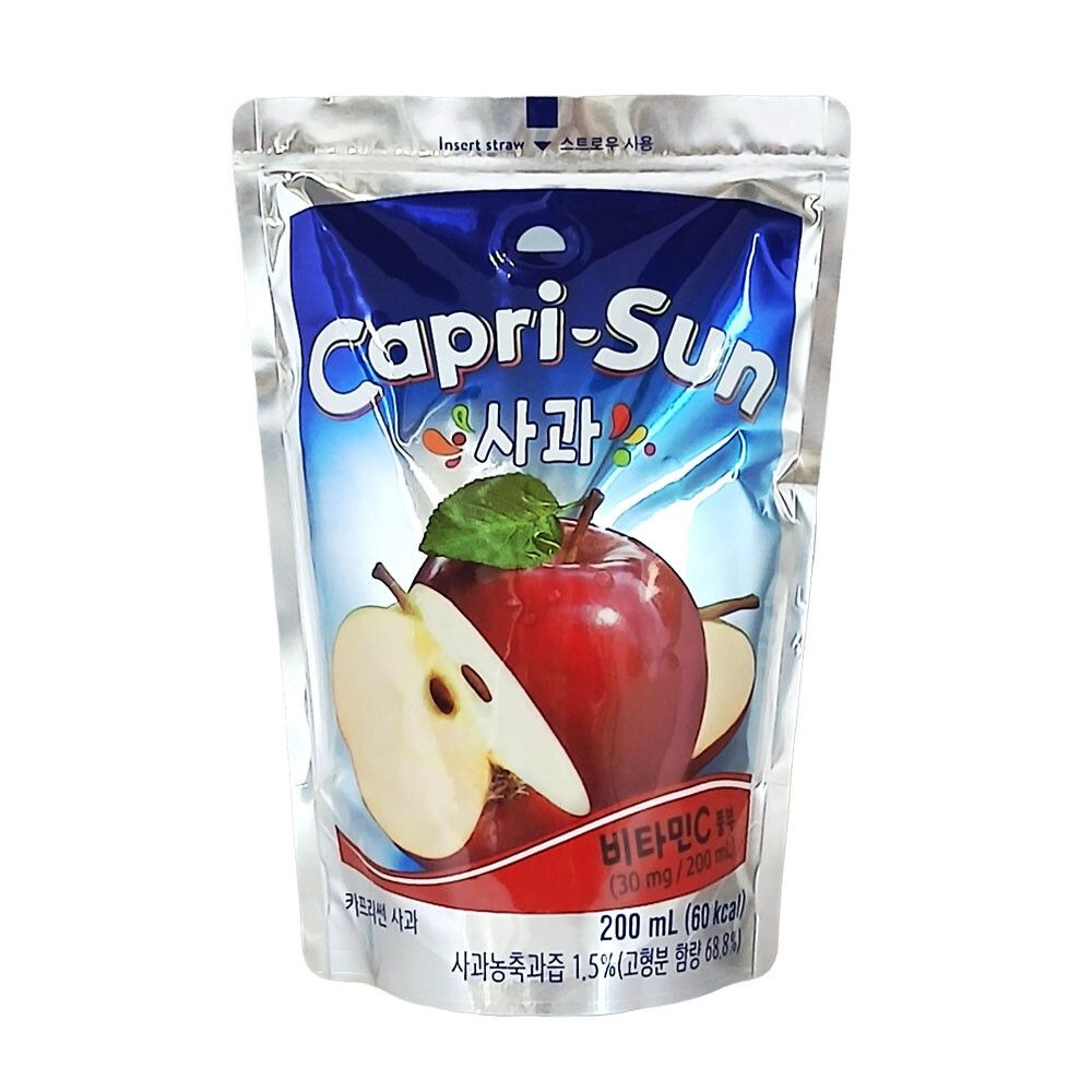 농심 (현대Hmall) 카프리썬 사과 200ml x 30봉 / 쥬스 음료